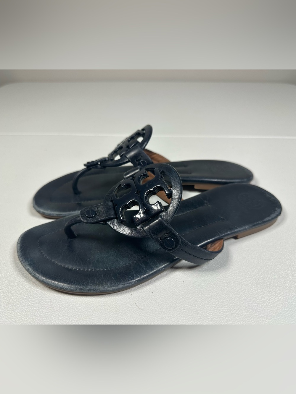 Tory Burch Miller Leather Sandals - Picture 6 of 13